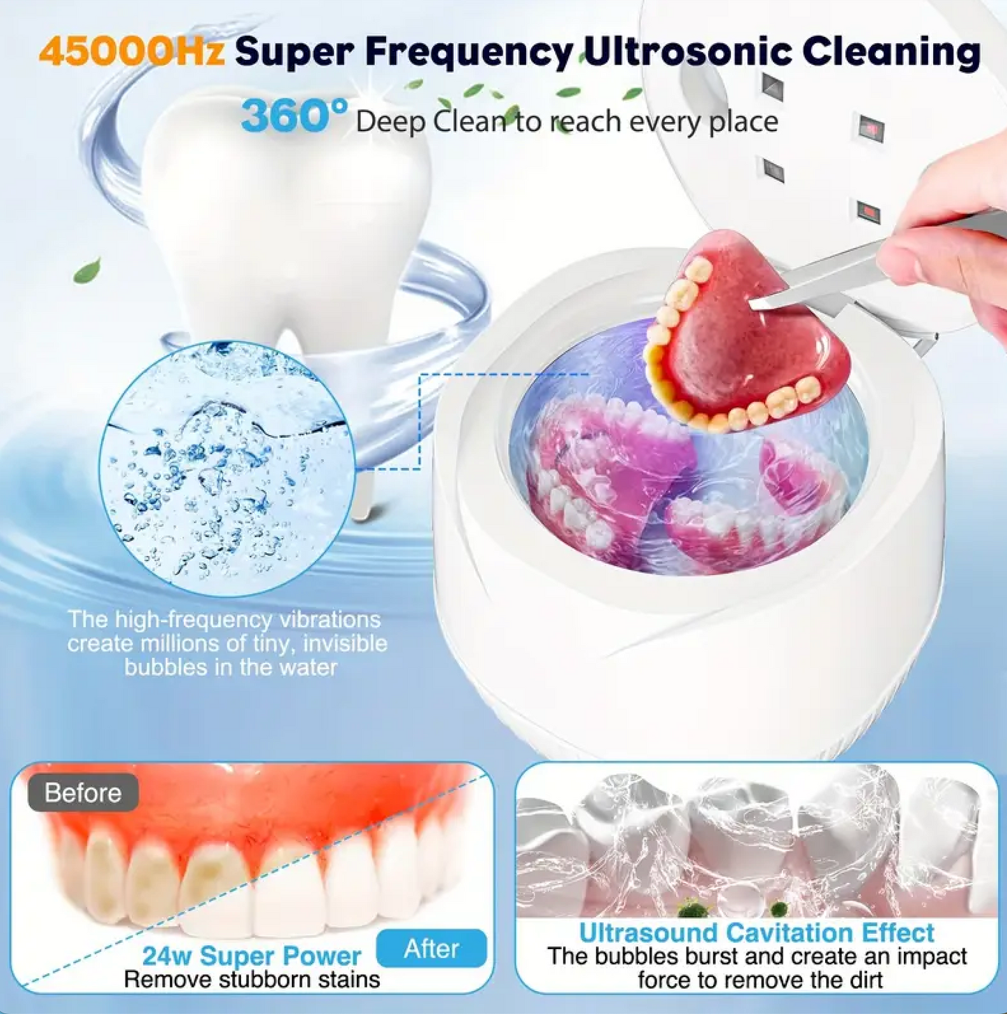 Ultrasonic Retainer Cleaner